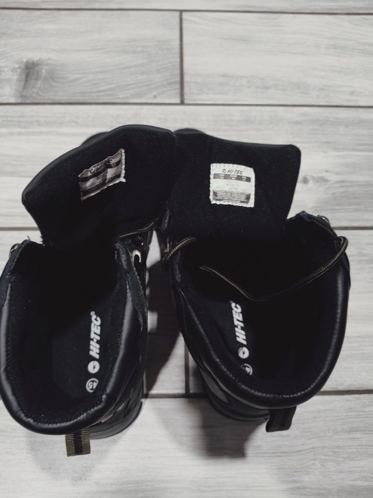 Buty męskie, zimowe 45 HI-TEC BLAZI MID BLACK/KHAKI Wodoodporne