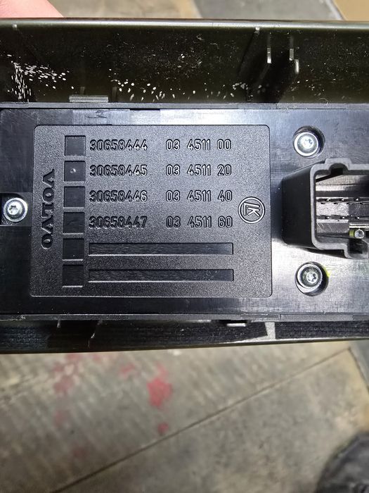 Dekor Panel Szyby Lewej  Przedniej Volvo V50 S40 BRĄZ