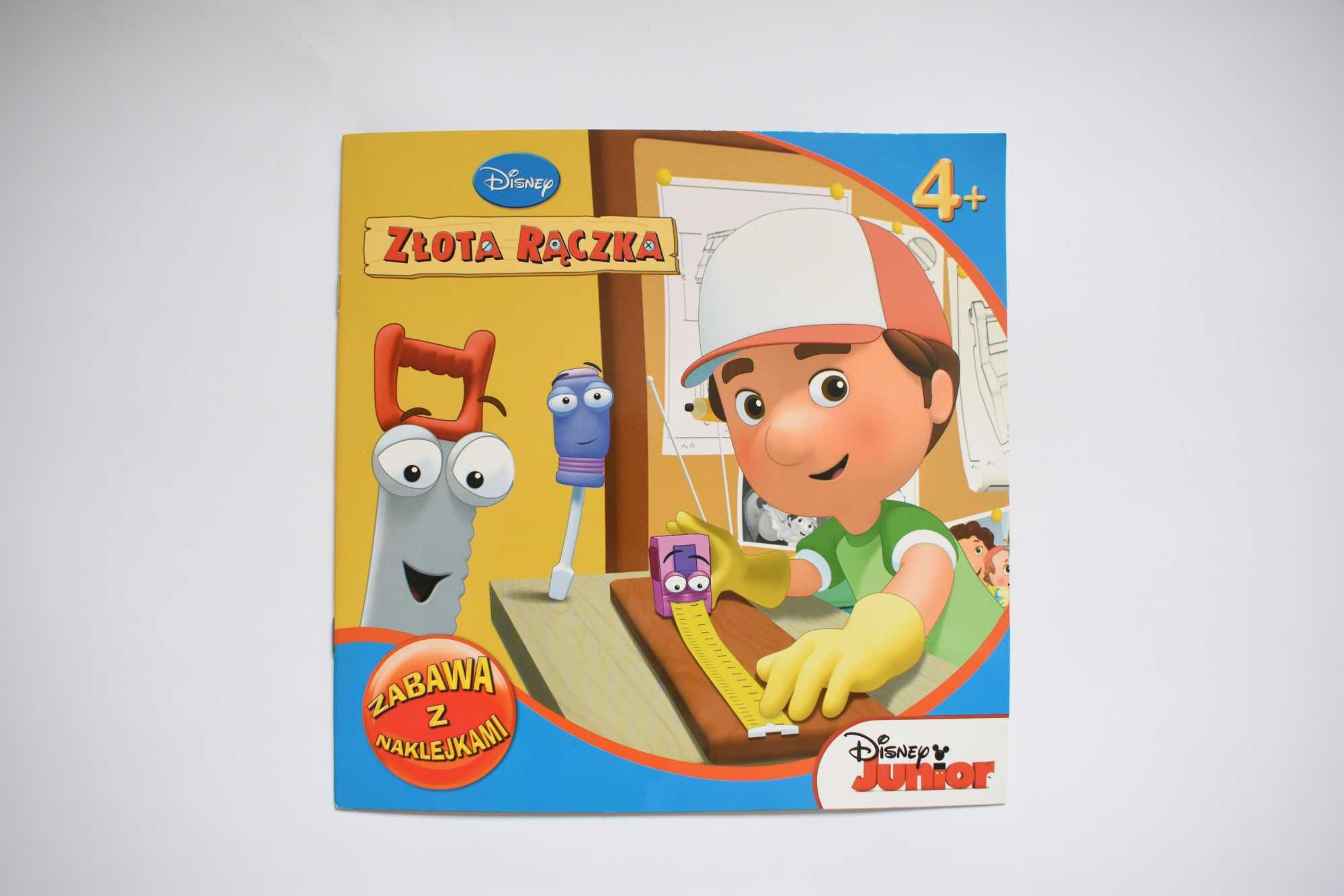 Książka Złota rączka Ameet Disney Junior Zabawa z naklejkami 4+