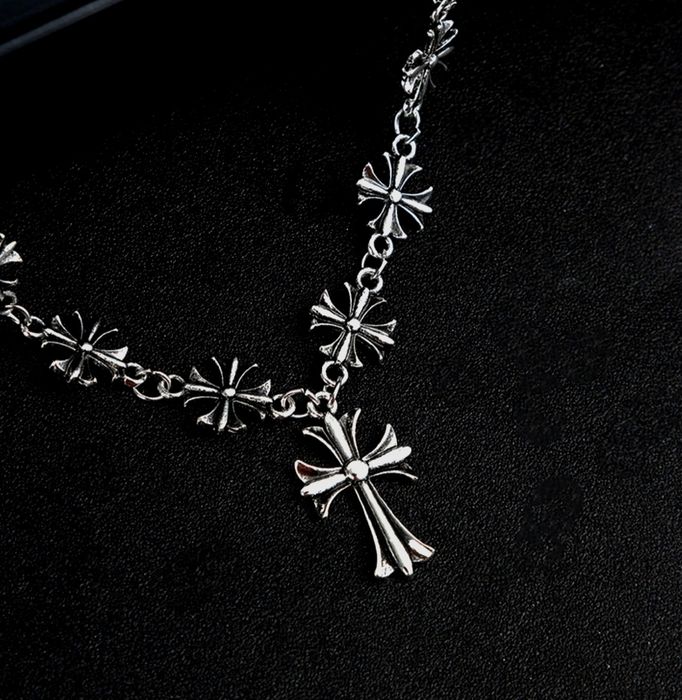 Підвіска хрест хром хартс