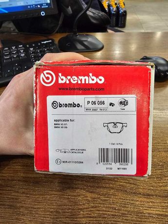 Тормозные колодки задн. Brembo P 06 056 БМВ Х5;X6 (BMW X5;X6) новые