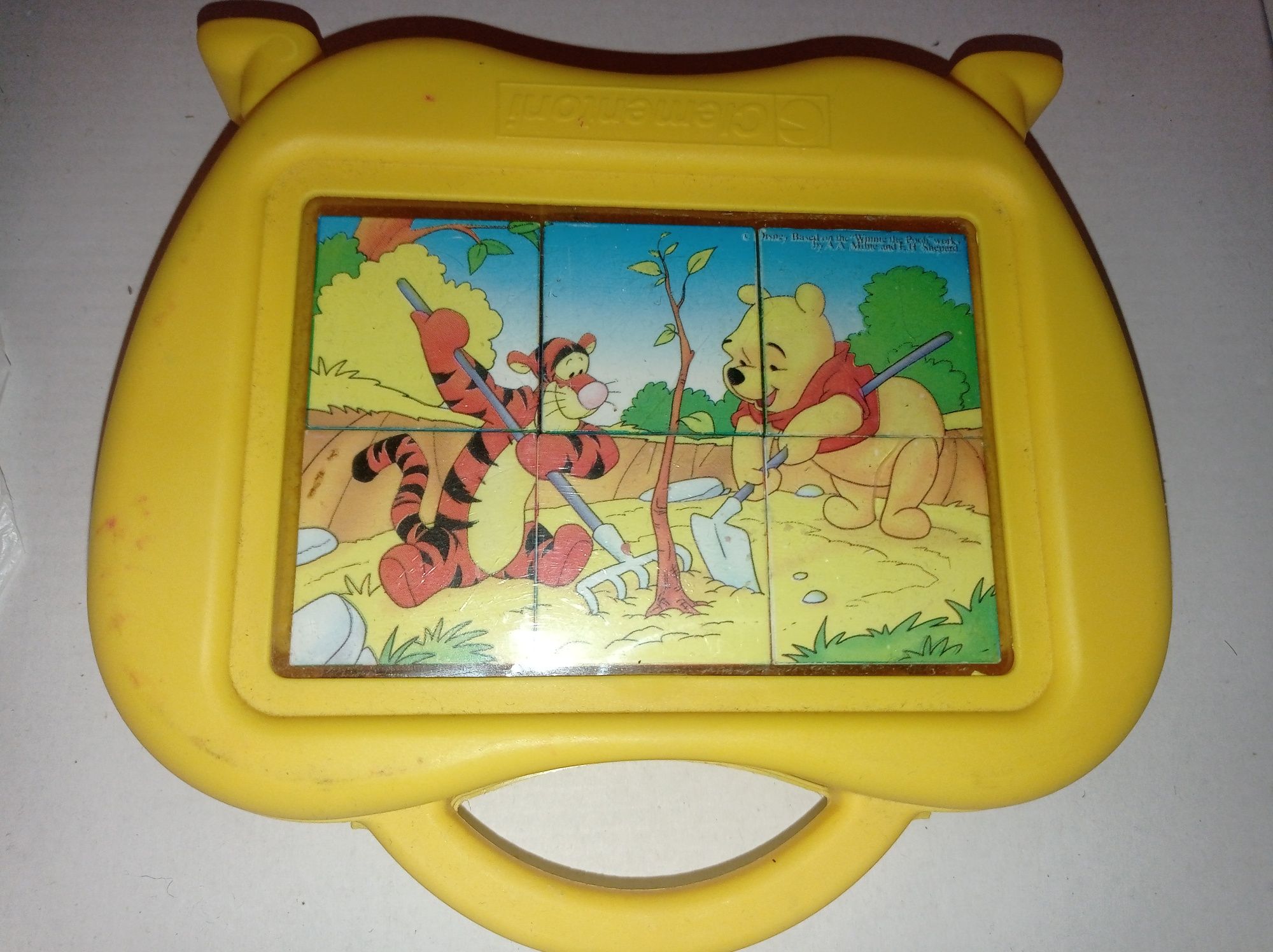Kubuś Puchatek 4*puzzle maxi+klocki