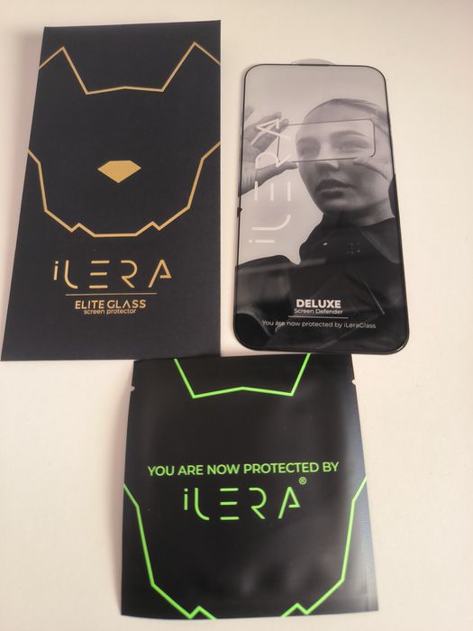 Защитное стекло iPhone 14 Pro Max iLera DeLuxe FullCover Айфон