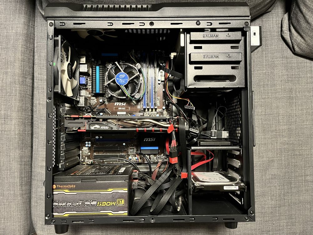 Komputer do pracy i gier. Intel, GeForce.