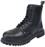 Black Premium By Emp Black Lace-Up Boots - Buty - Glany trapery męskie