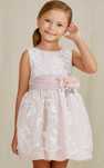 Vestidos comunhão rosa para menina