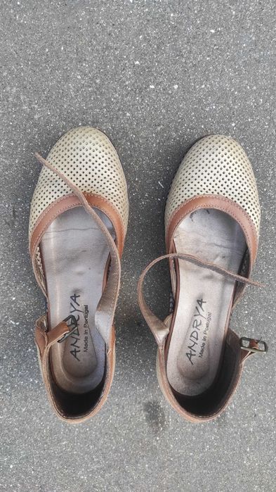 Sapatos com cunha tipo Fly