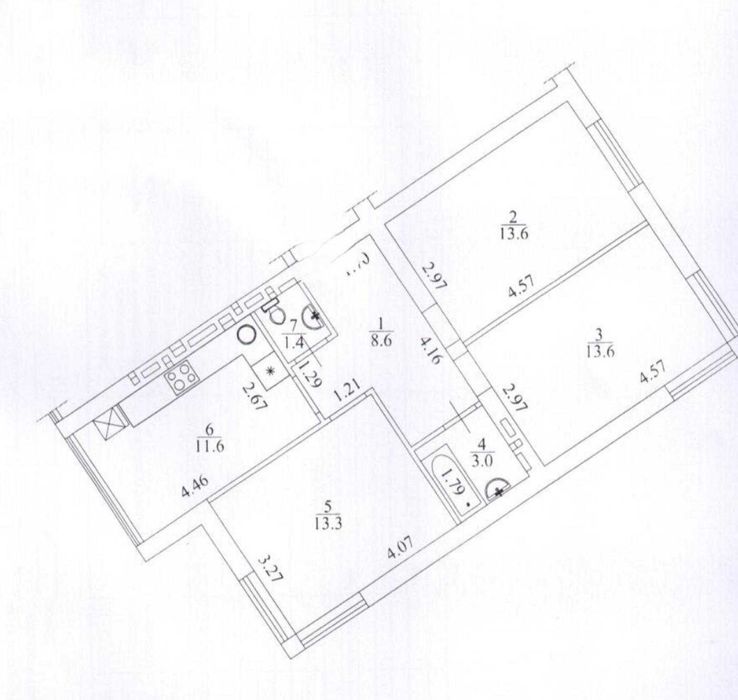 3-кімнатна квартира, ЖК Празький квартал-2, Петропавлівська Борщагівка
