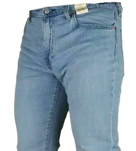 Męskie jeansy Levi's 512 - Slim Taper nowe oryg. jasne Levisy -W34/L34
