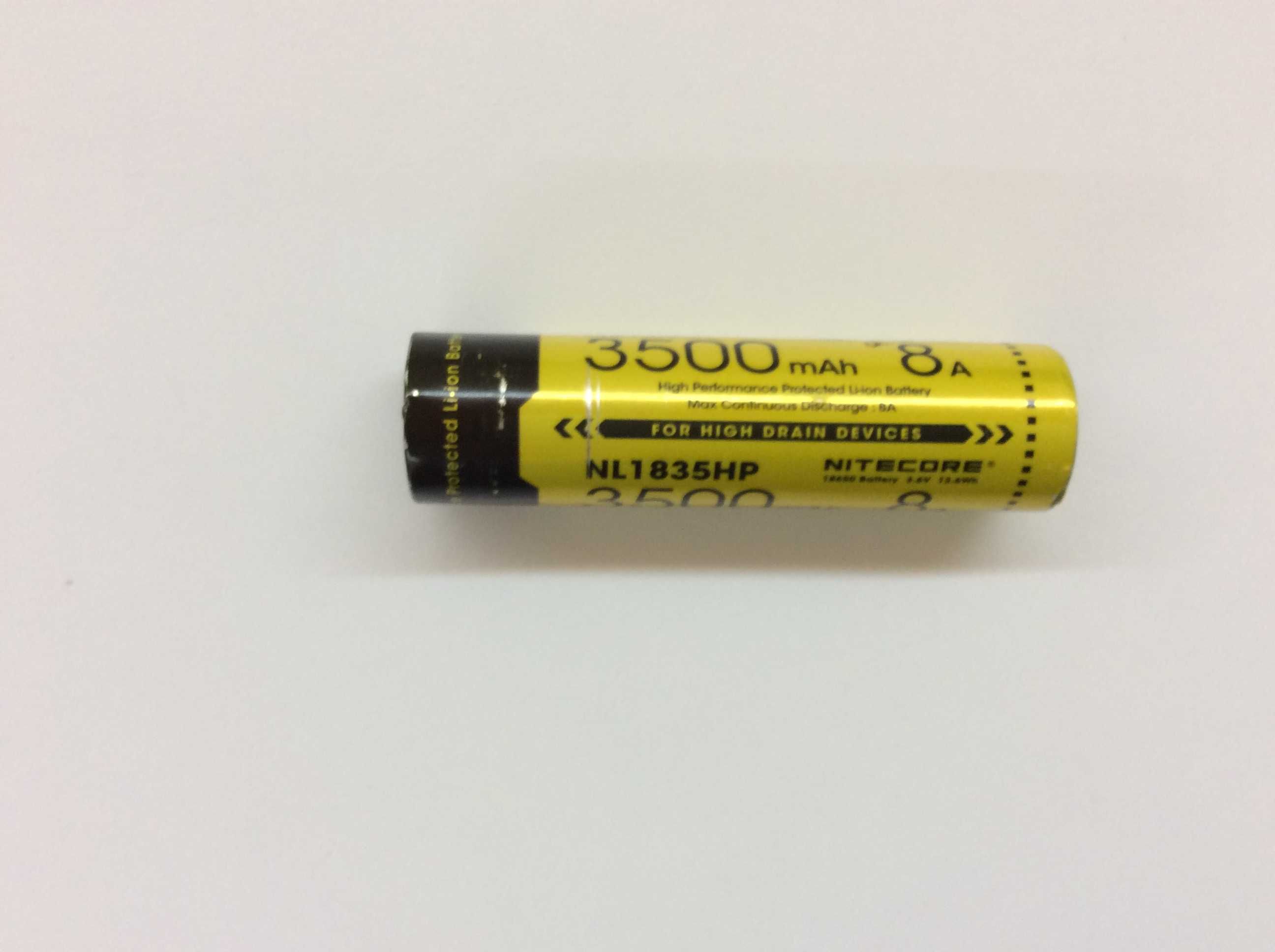 Аккумулятор 18650 Nitecore NL1835HP 3500mAh 8A