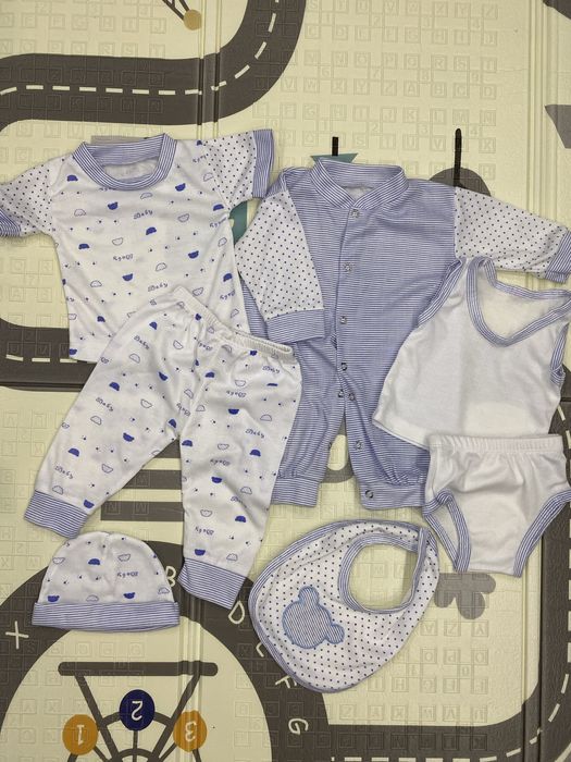 Набір у пологовий 0-3 міс, для новонароджених 56-62 розмір