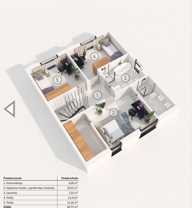 Dom jednorodzinny dwulokalowy w pobliżu puszczy