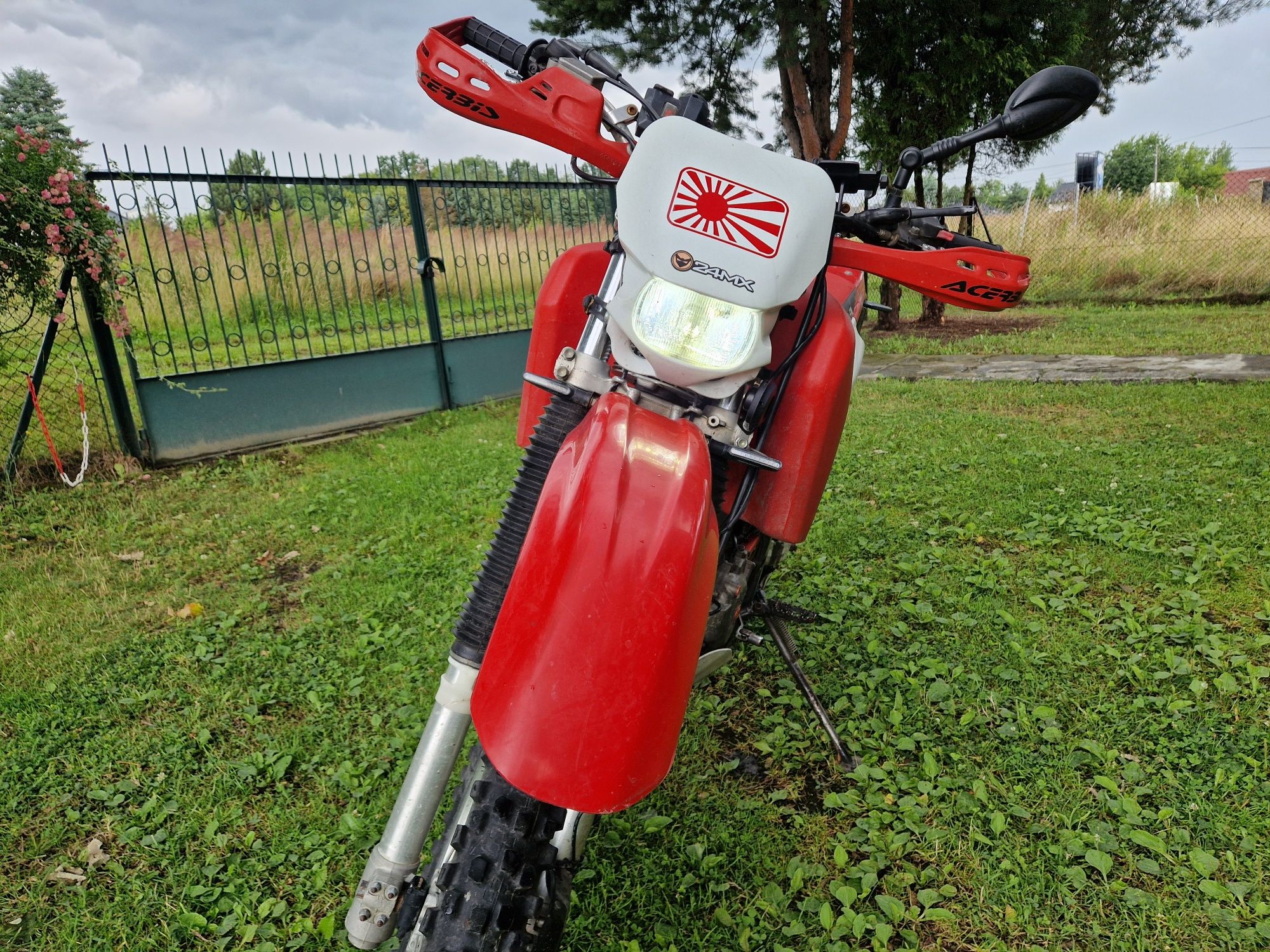 Honda Xr400r, zarejestrowana, przygotowana do jazdy, dużo dodatków