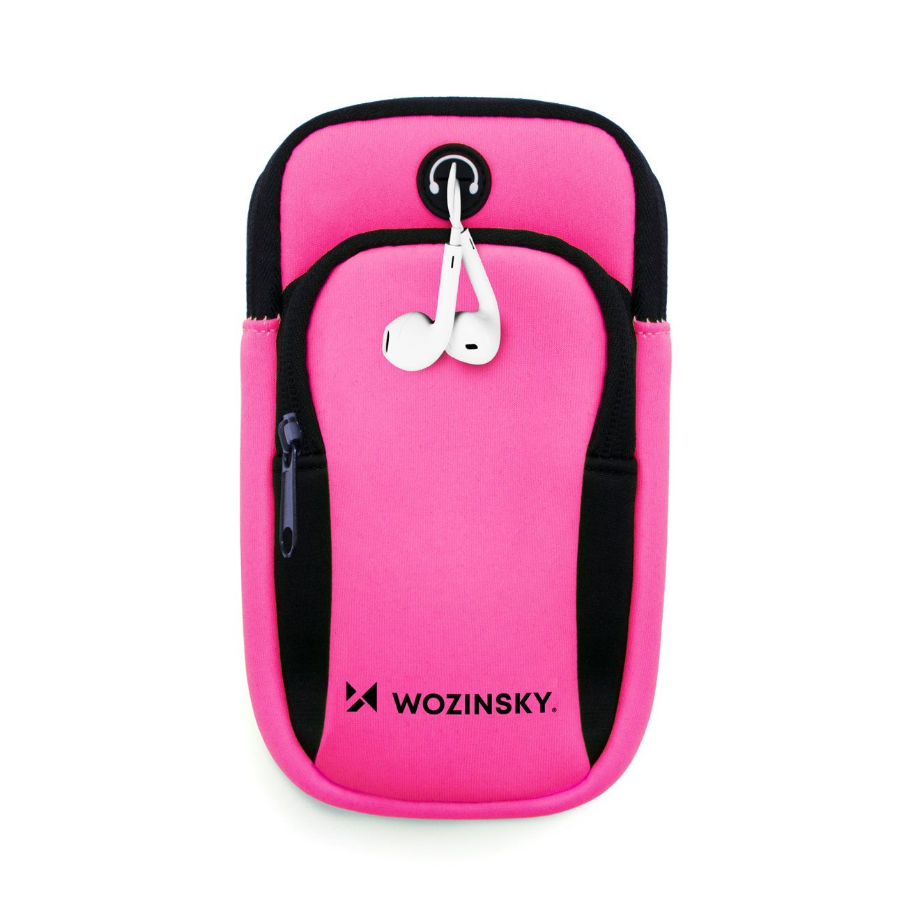 opaska na telefon do biegania armband różowa