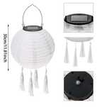 Lampiony solarne 12 szt