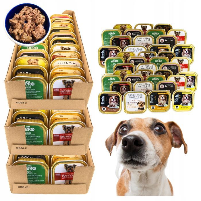 66X150G  Karma Dla Psa Tacka Mix Wyprzedaż