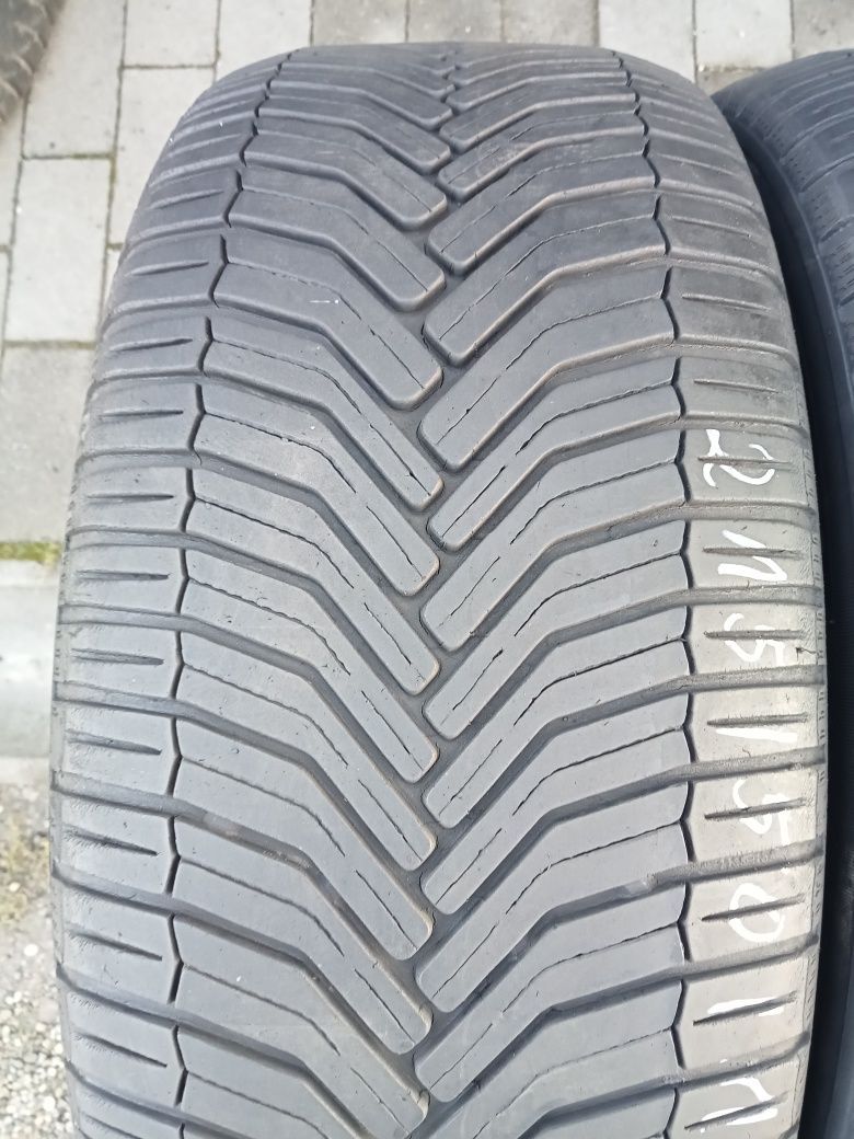 2x Opony Używane Całoroczne 215/50R17 Michelin