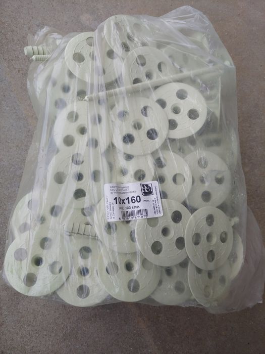 Kołek kołki 16 cm 400 szt do steropianu wełny, łącznik