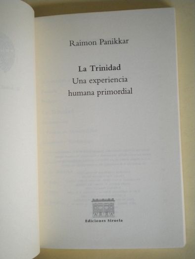 La Trinidad de Raimon Panikkar