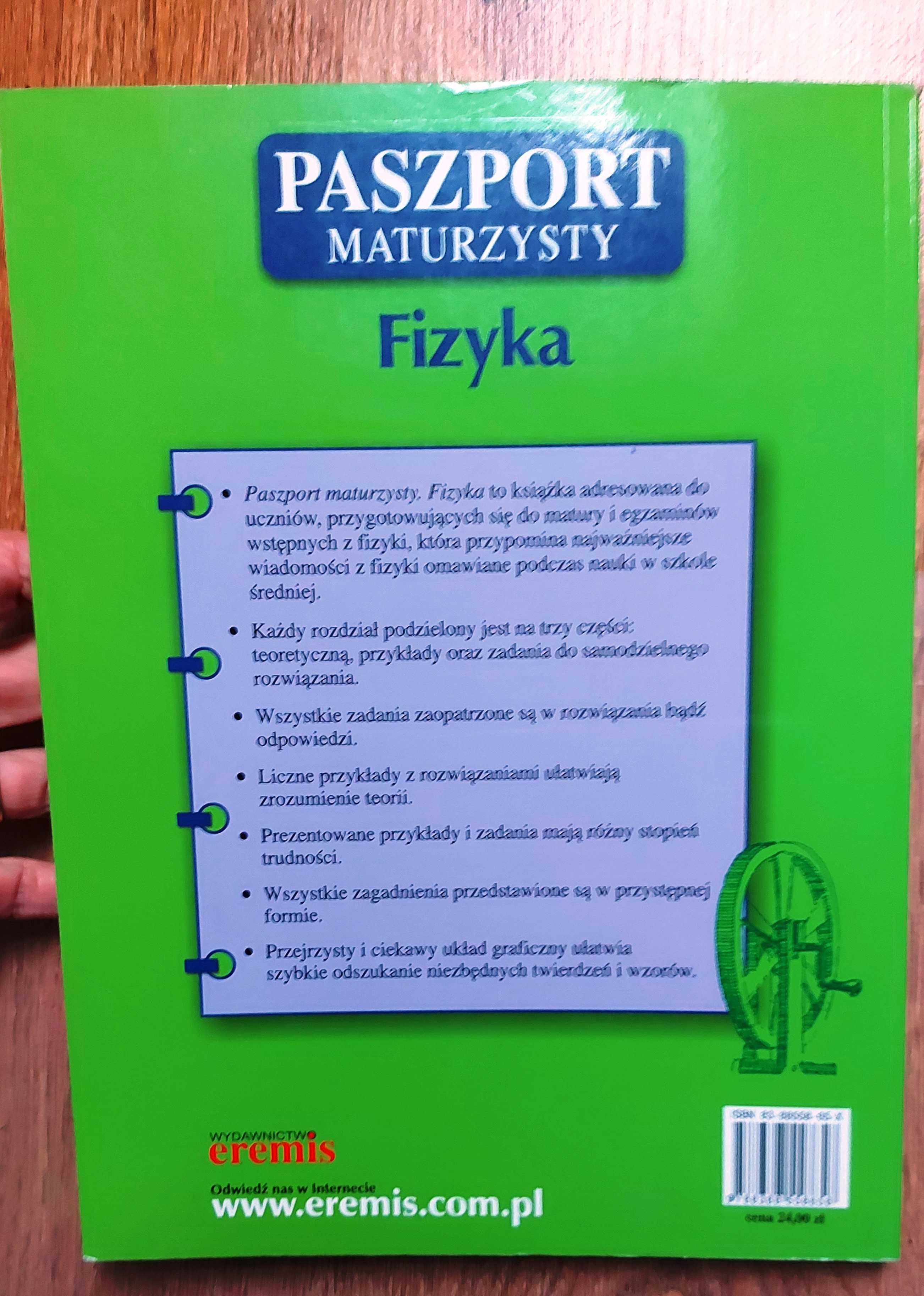 Paszport maturzysty Fizyka M.Galikowski Podręcznik/ćwicz Wyd.Eremis