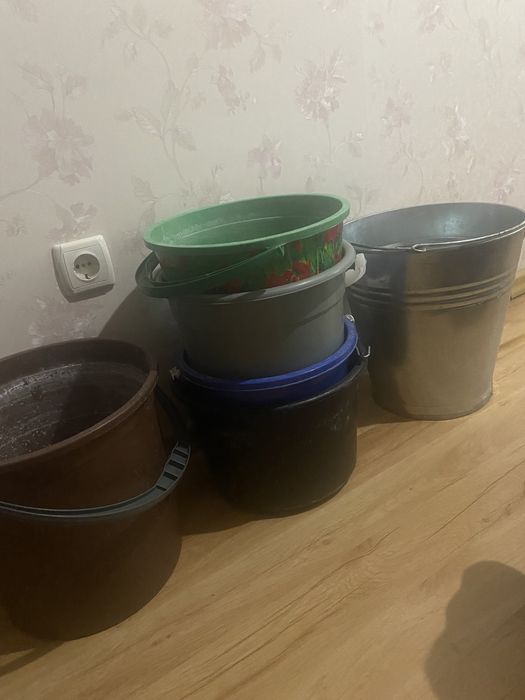 Вёдра разного литража 6 шт,