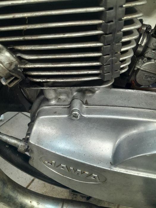 Ява  358 мотоцикл на ходу