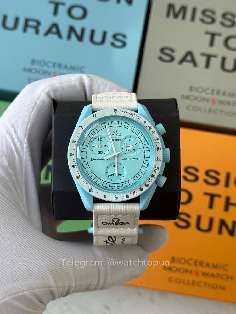 Годинник Omega x Swatch Speedmaster MoonSwatch – Mission to Uranus