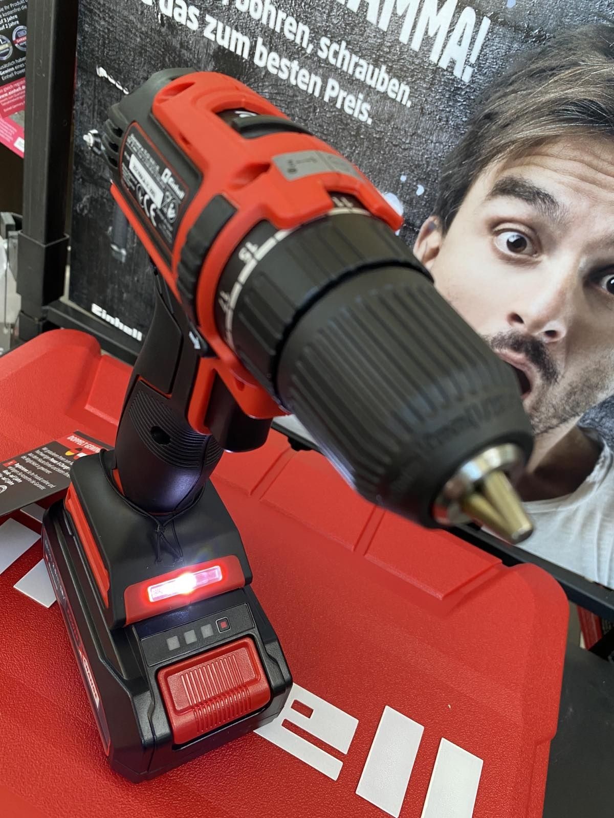 Шуруповерт бесщеточный Einhell TE-CD 18/40 Li BL 2,5Ah
