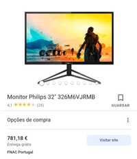 Monitor philips momentum 326M6VJRMB