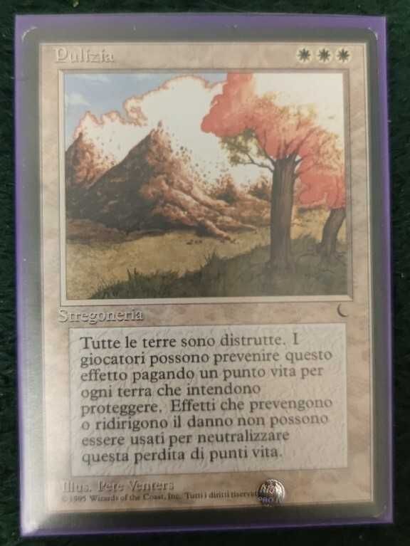MtG Cleansing włoski Magic the Gathering karty