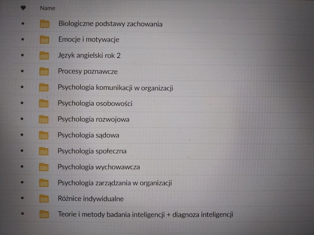 Obszerne notatki z psychologii 5 lat, neuropsychologia