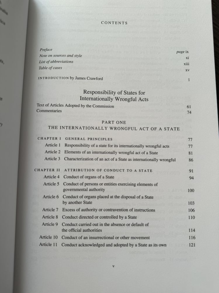 The International Law Commission‘s Articles on State Responsibility