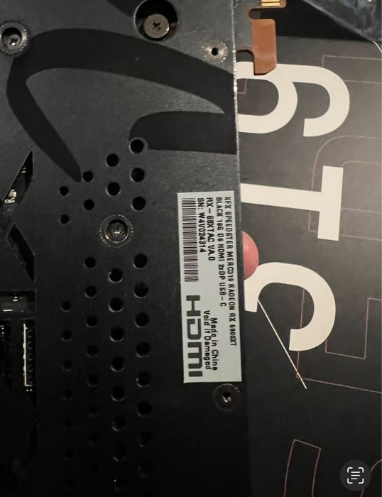 Placa Grafica AMD RX6900XT