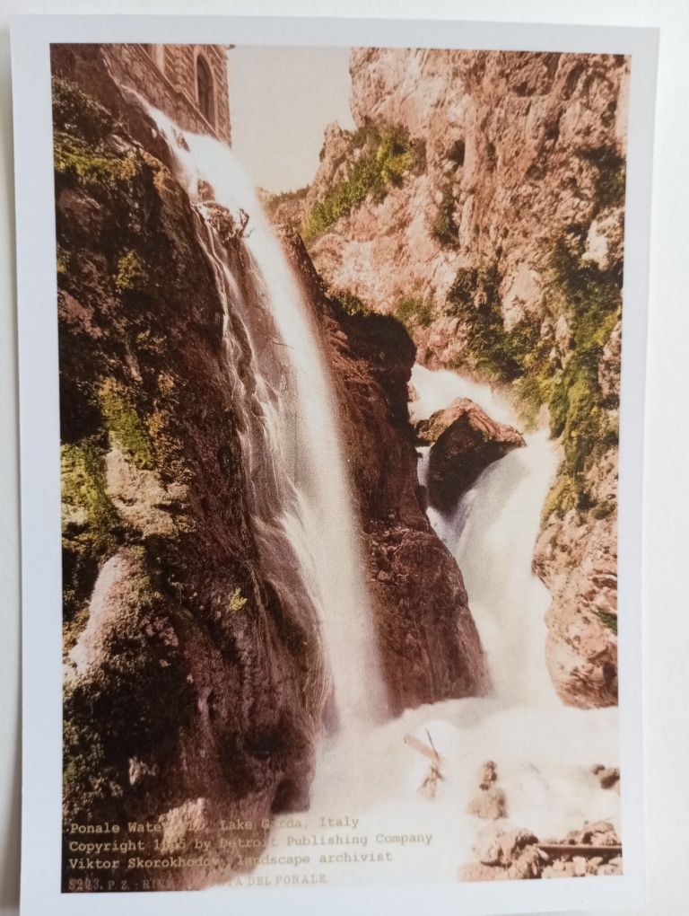 Коллекционные почтовые карточки Водопады мира, Укрпочта