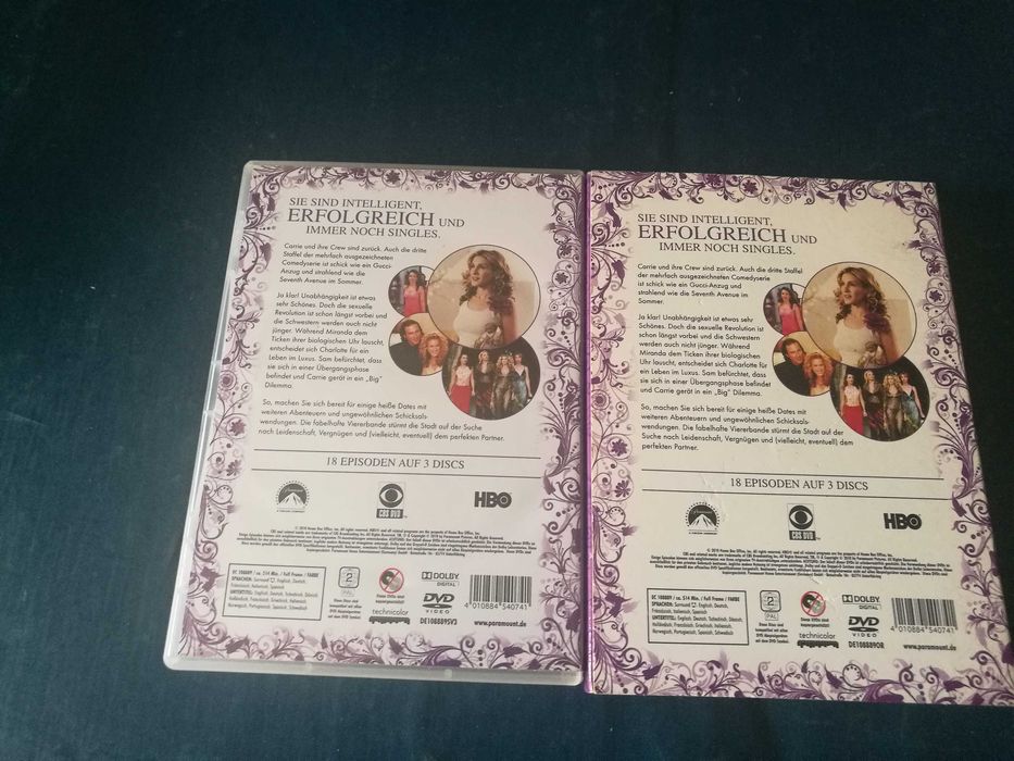 SEX AND THE CITY - SERIE 3	3XDVD (legendagem em Português)