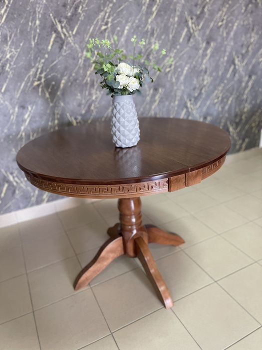 Стіл КАРПАТИ круглий.  Столик. Столы. Стол.