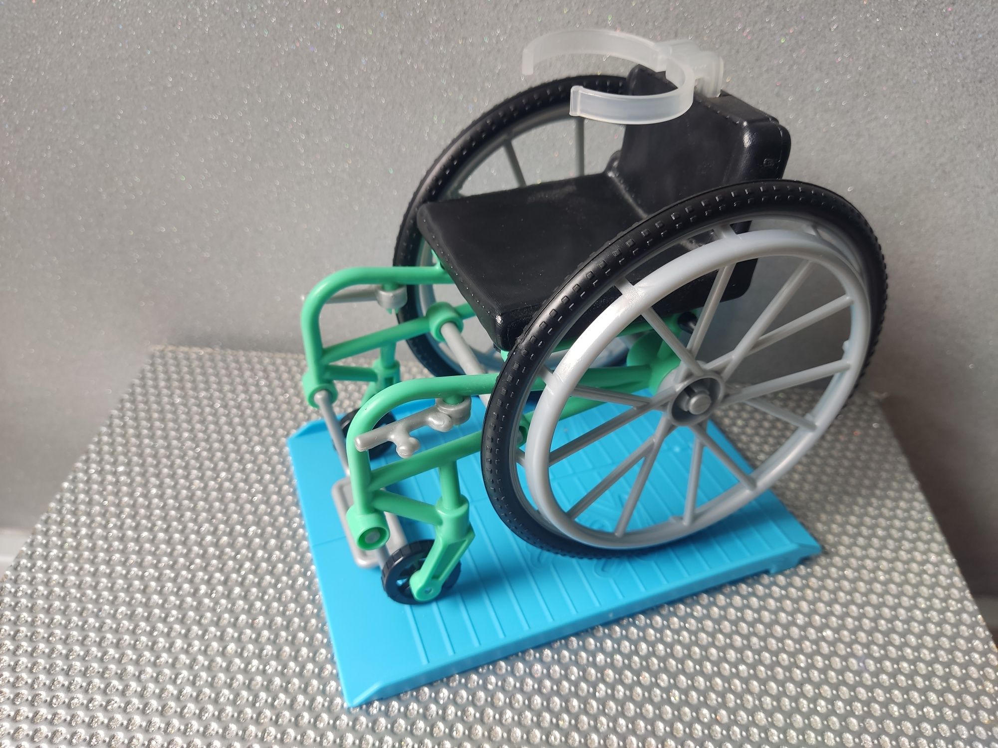 Wózek dla lalki Ken (barbie) wózek inwalidzki