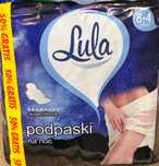 2x Podpaski higieniczne Lula na noc 1kpl-12szt ze skrzydełkami