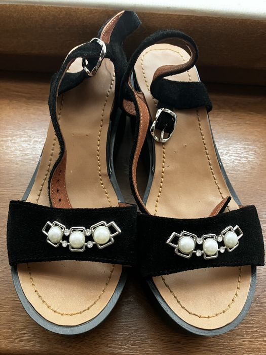 Босоніжки замш 37 розмір 24 см