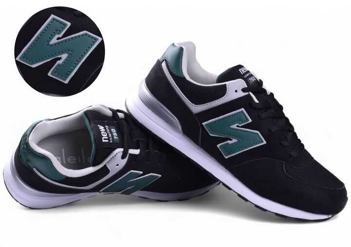 Buty Męskie Adidasy Sportowe Sneakersy Z Balance siatka green 5B r.46