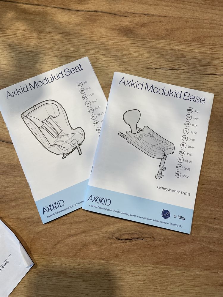 Axkid modukid fotelik dla dziecka