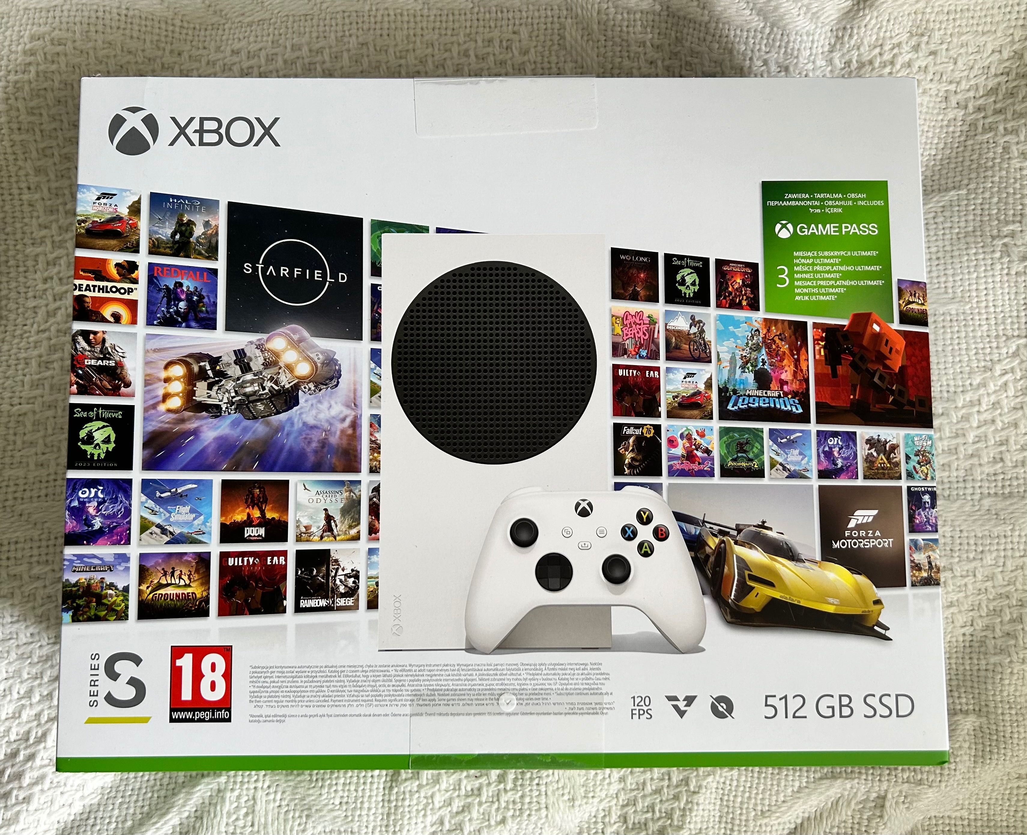 Konsola Microsoft XBOX series S, model 1883, 512 GB