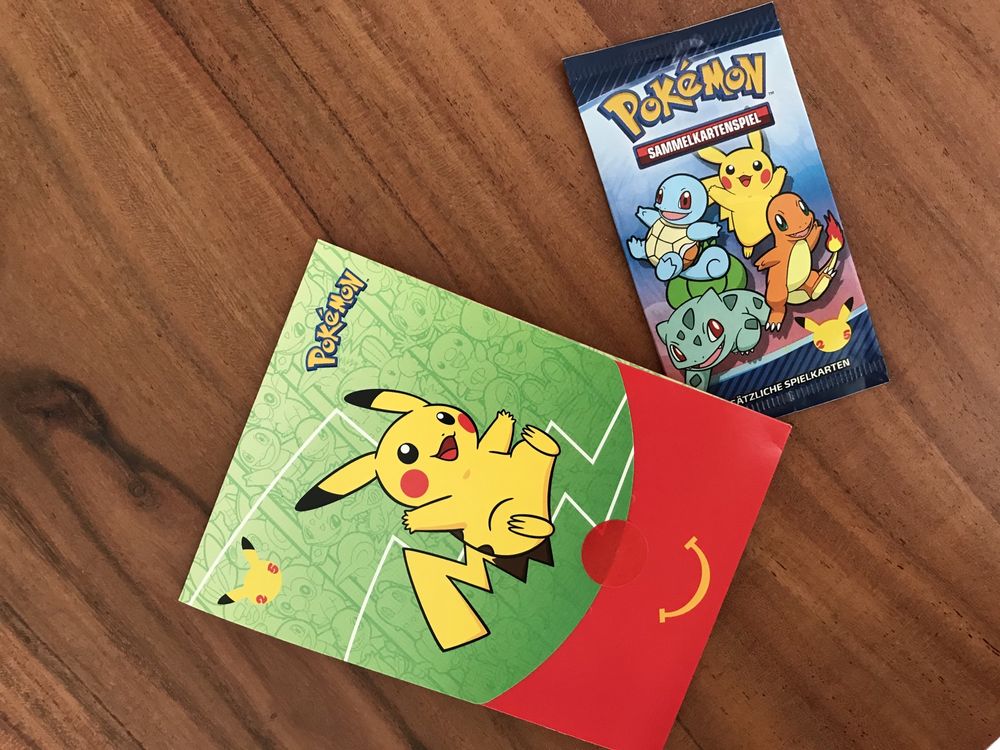 Karty Pokemon 25 anniversary Booster McDonald’s Niemcy