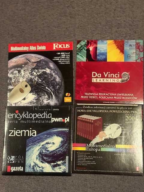 Atlas świata, mapy Europy, Encyklopedia PWN, DaVinci learning