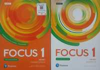 Focus 1 Student's Book + Benchmark + Workbook + Kompendium mat Pearson