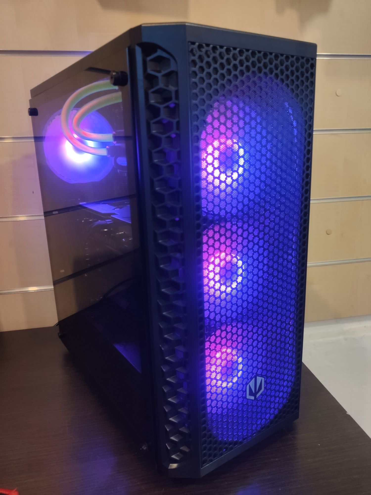 RTX 4070 Ti, LED Komputer do gier,32 GB,i7-12700,1 TB SSD,Win 11Pro