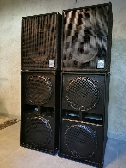 Kolumny estradowe 4kW zestaw RCF, Eminence, KME / nagłośnienie 4000w!