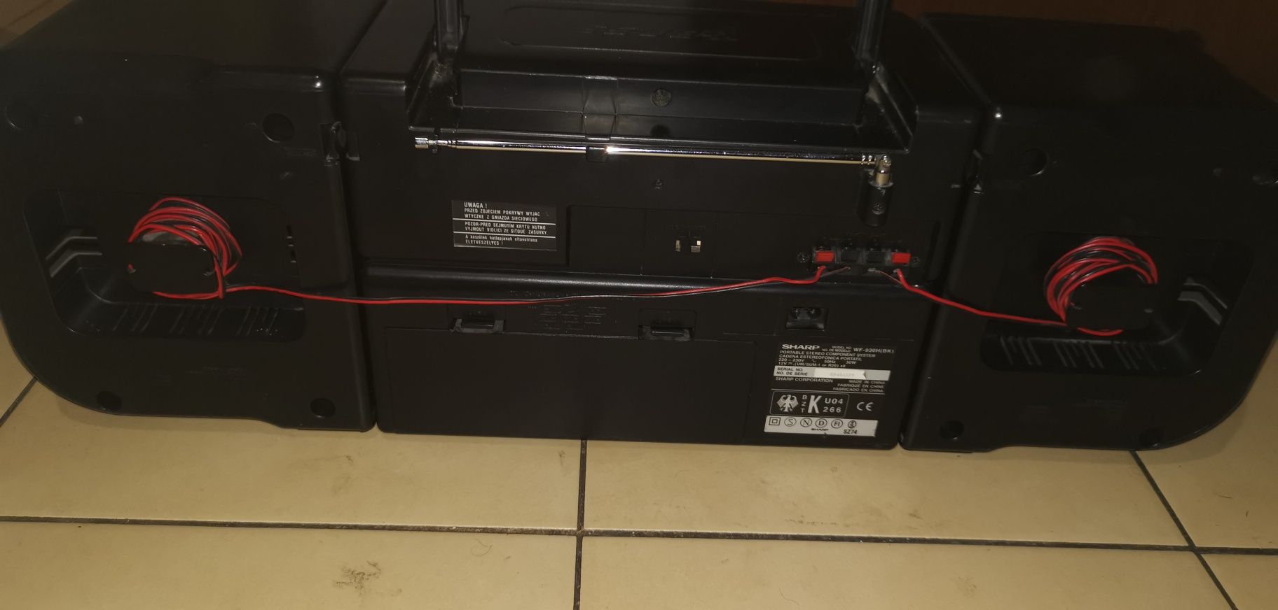 Radiomagnetofon Sharp WF-930