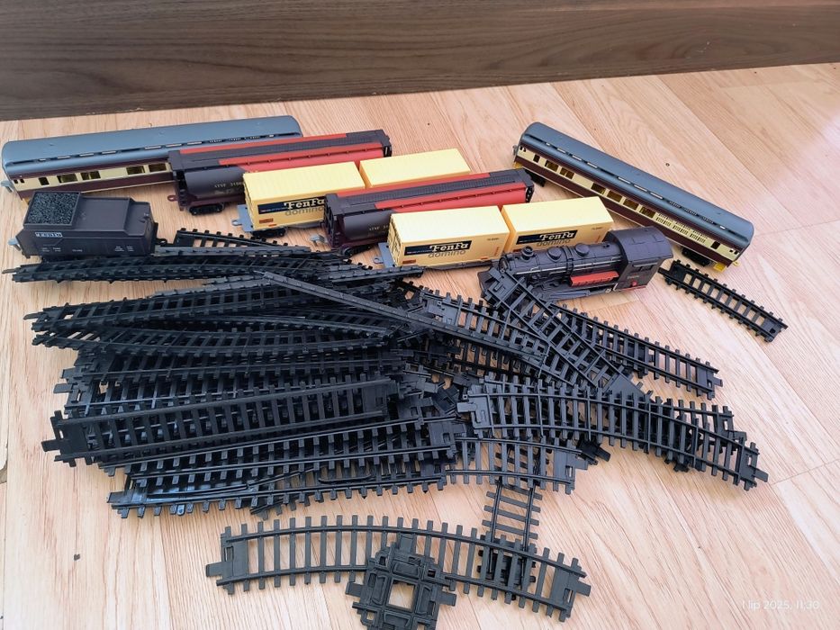 Zestaw pociąg z torami