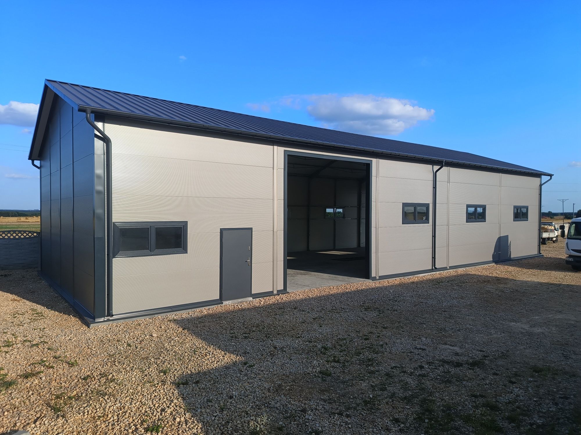 Hala ocieplana 10x25x5 Stal-Project